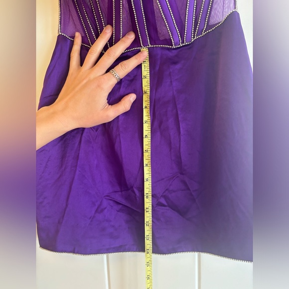 Retrofete Purple Strapless Prom Dress - Picture 15 of 15
